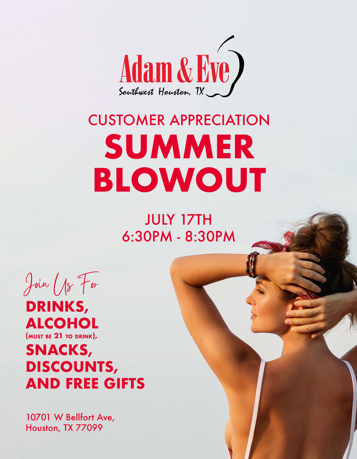 Customer Appreciation summer blowout