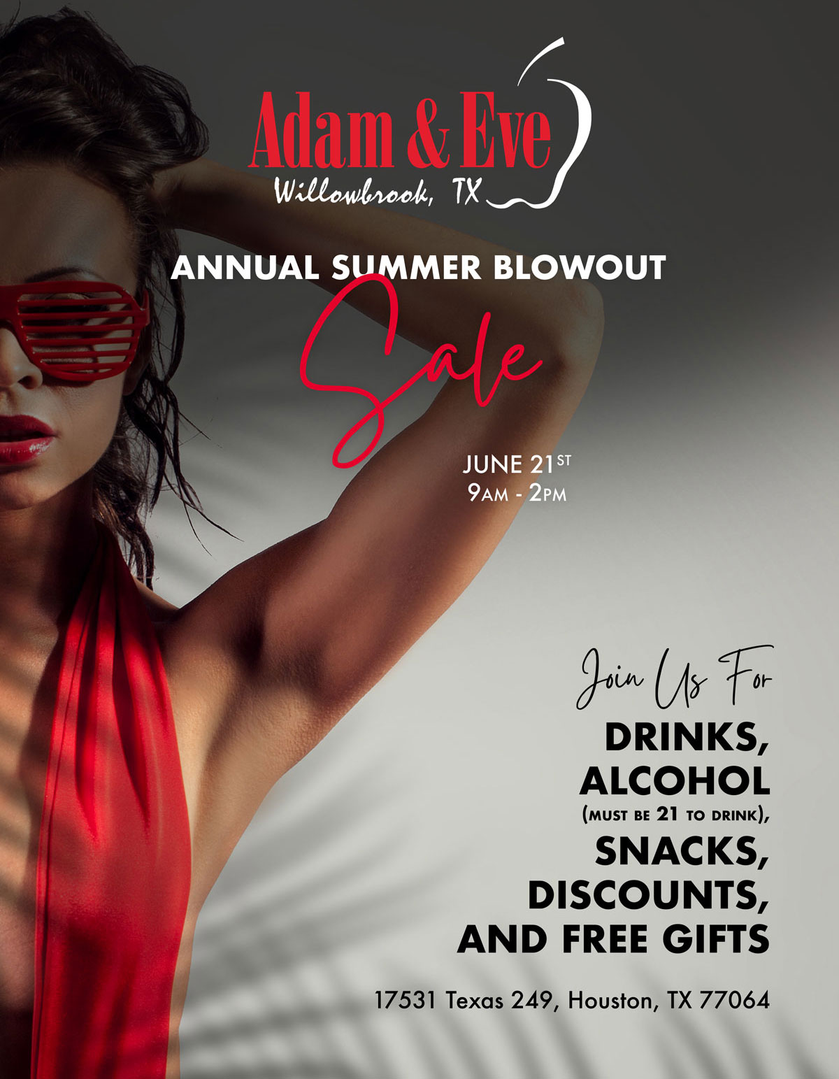 Annual summer blowout sale